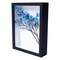 KAPIX Small Shadow Box 4x6 Picture Frame with HD Plexiglass Deep Wood Memory Box Display case for Flowers,Ticket,Memorabilia,Keepsake,Medal,Art and Photos,Black